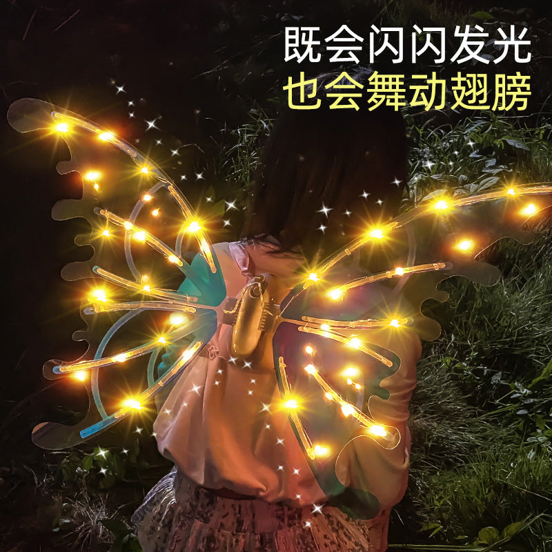 𝐋𝐄𝐃 𝐁𝐮𝐭𝐭𝐞𝐫𝐟𝐥𝐲 𝐖𝐢𝐧𝐠𝐬 with Glowing Lights & Music