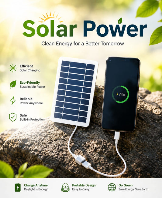 SunCharge Mini Solar Charger ☀️🔋