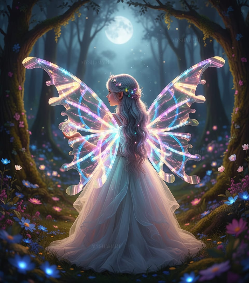 𝐋𝐄𝐃 𝐁𝐮𝐭𝐭𝐞𝐫𝐟𝐥𝐲 𝐖𝐢𝐧𝐠𝐬 with Glowing Lights & Music
