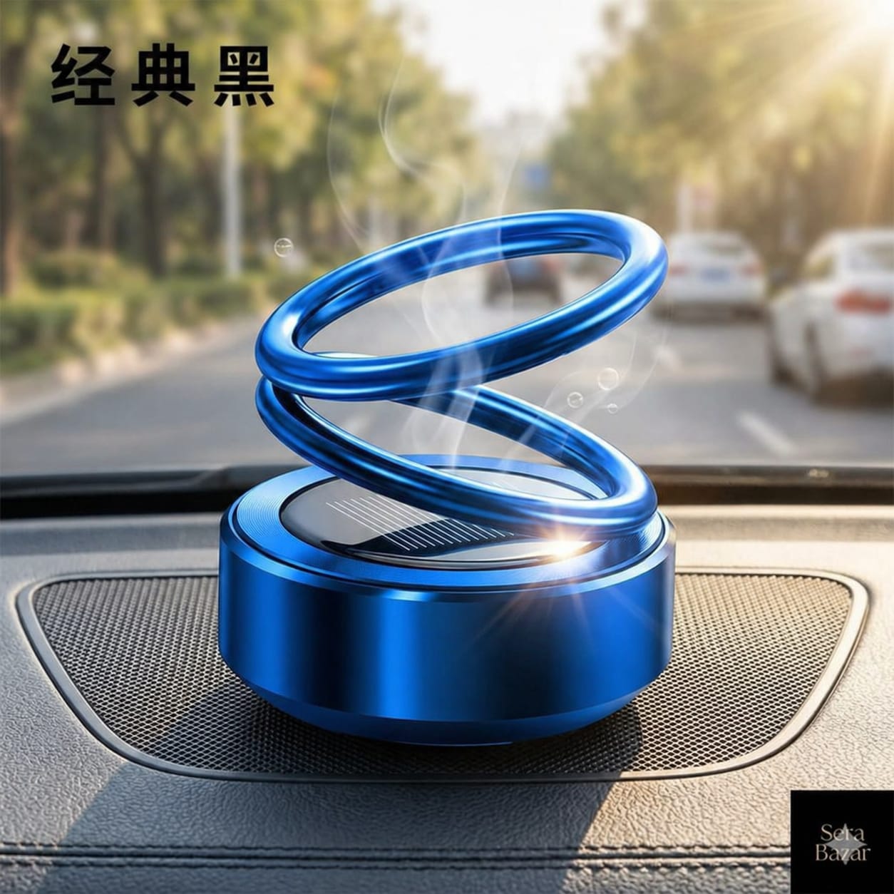 Premium AromaRing™ Solar Car Diffuser